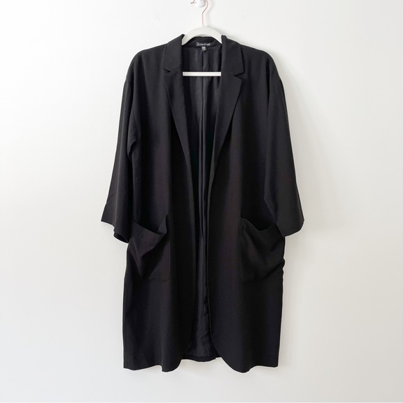 Eileen Fisher Jackets & Blazers - Eileen Fisher Long Blazer Jacket Kimono Style in Black Size S